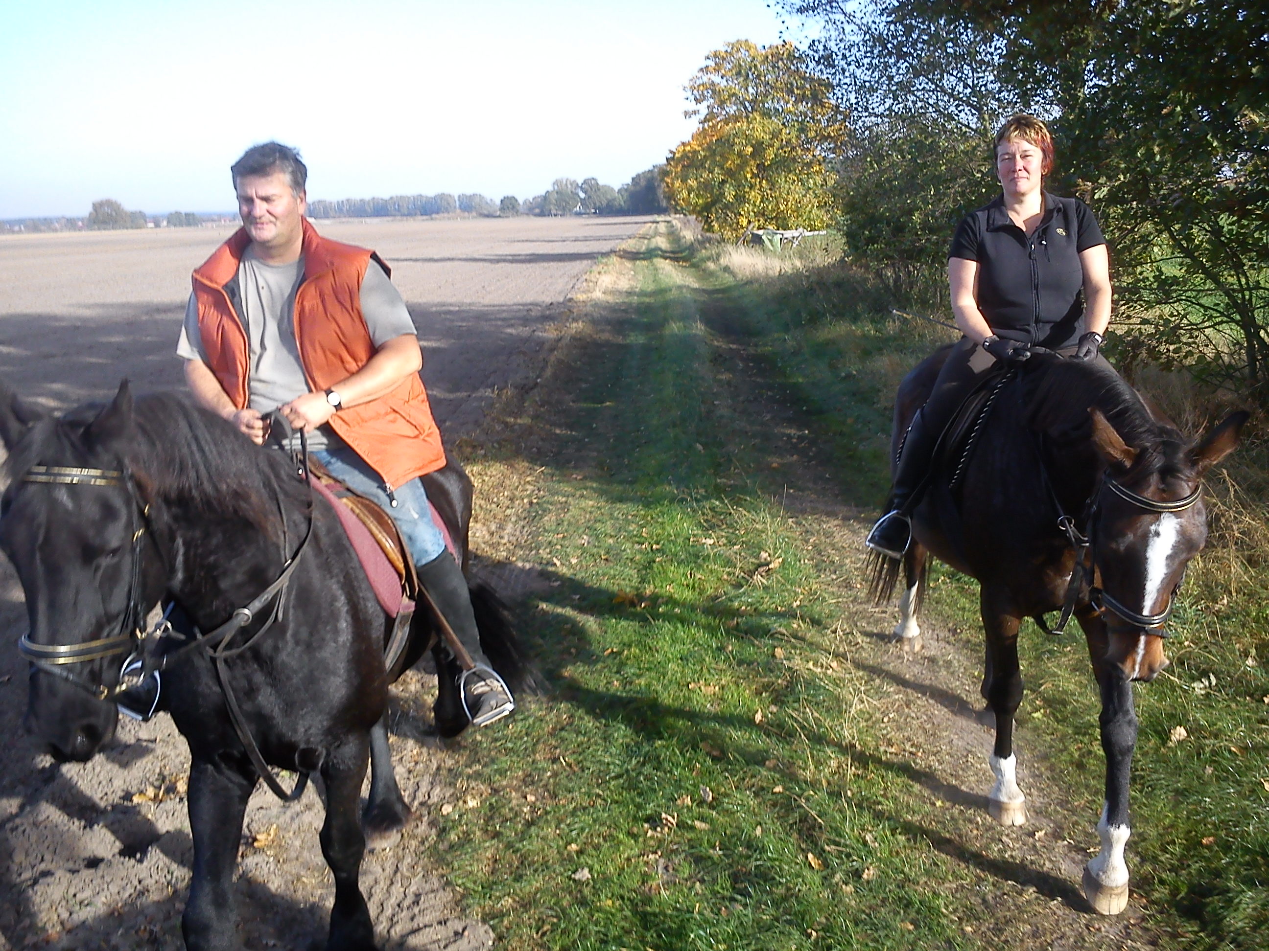 Gelnderitte, Reiten fr Erwachsene