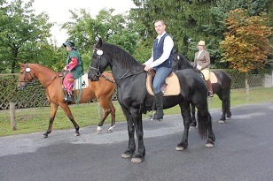 Erntefest Friedersdorf , Ausritte im  Land Brandenburg