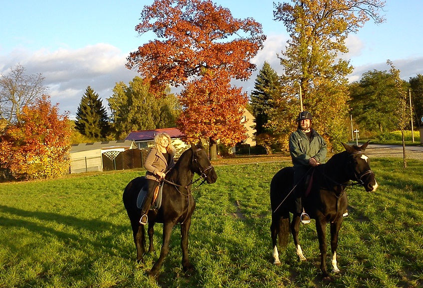 Gelndereiter , Jana+Peer Herbst 2013